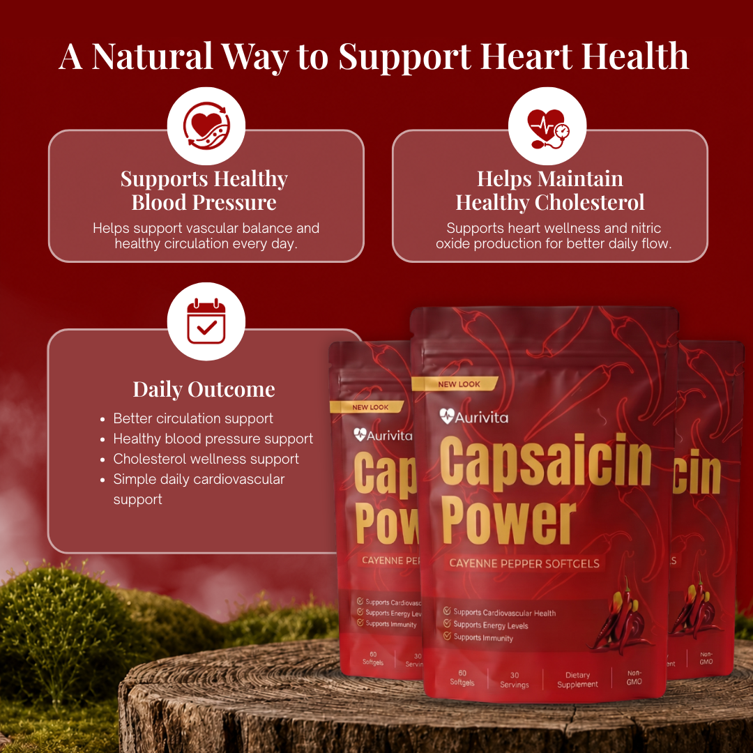 Aurivita Capsaicin Power - Cayenne Pepper Softgels