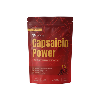 Aurivita Capsaicin Power - Cayennepfeffer-Weichkapseln