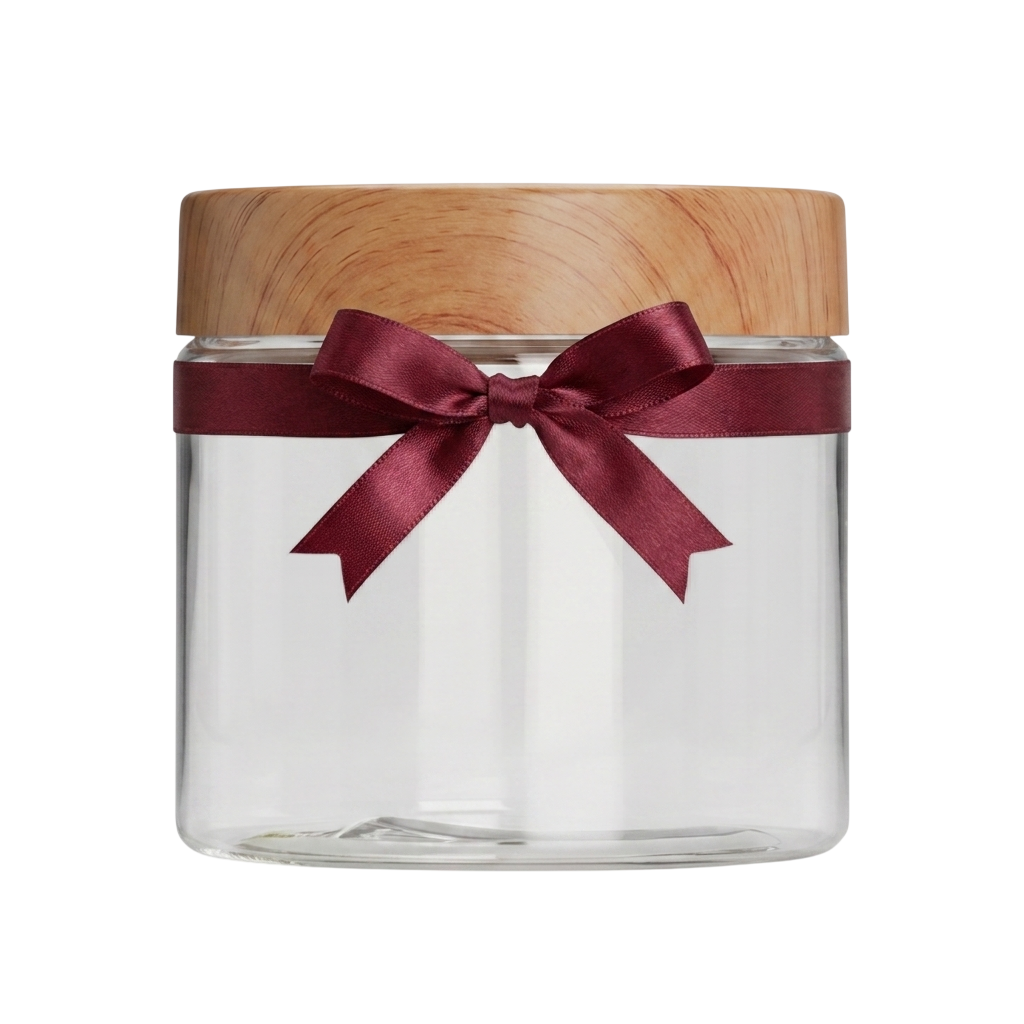 Aurivita Bamboo Lid Jar For Softgels (50mL)