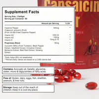 Aurivita Capsaicin Power - Cayennepfeffer-Weichkapseln